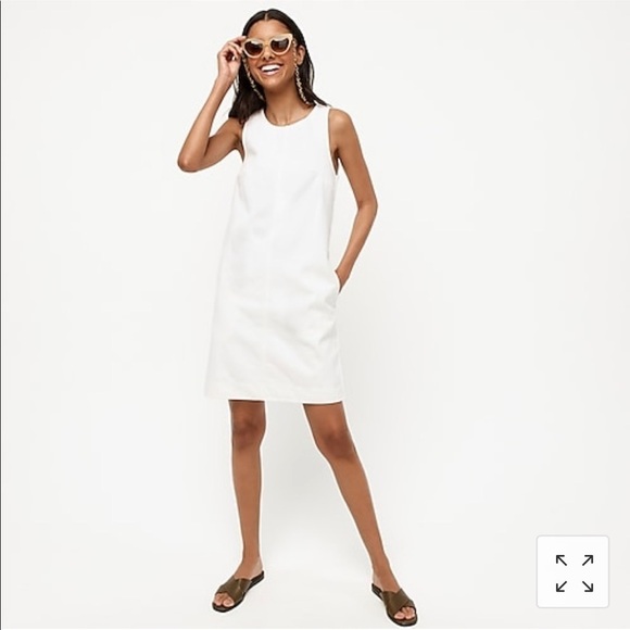 J. Crew Dresses & Skirts - J. Crew Denim Shift Dress AK257 White